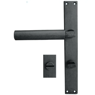 STEN štítové kování na dveře rozteč 72 mm WC WEIMAR-antik černá