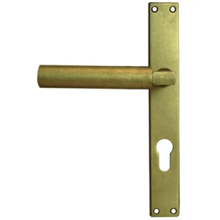 STEN štítové kování na dveře rozteč 72 mm  FAB WEIMAR-antik mosaz